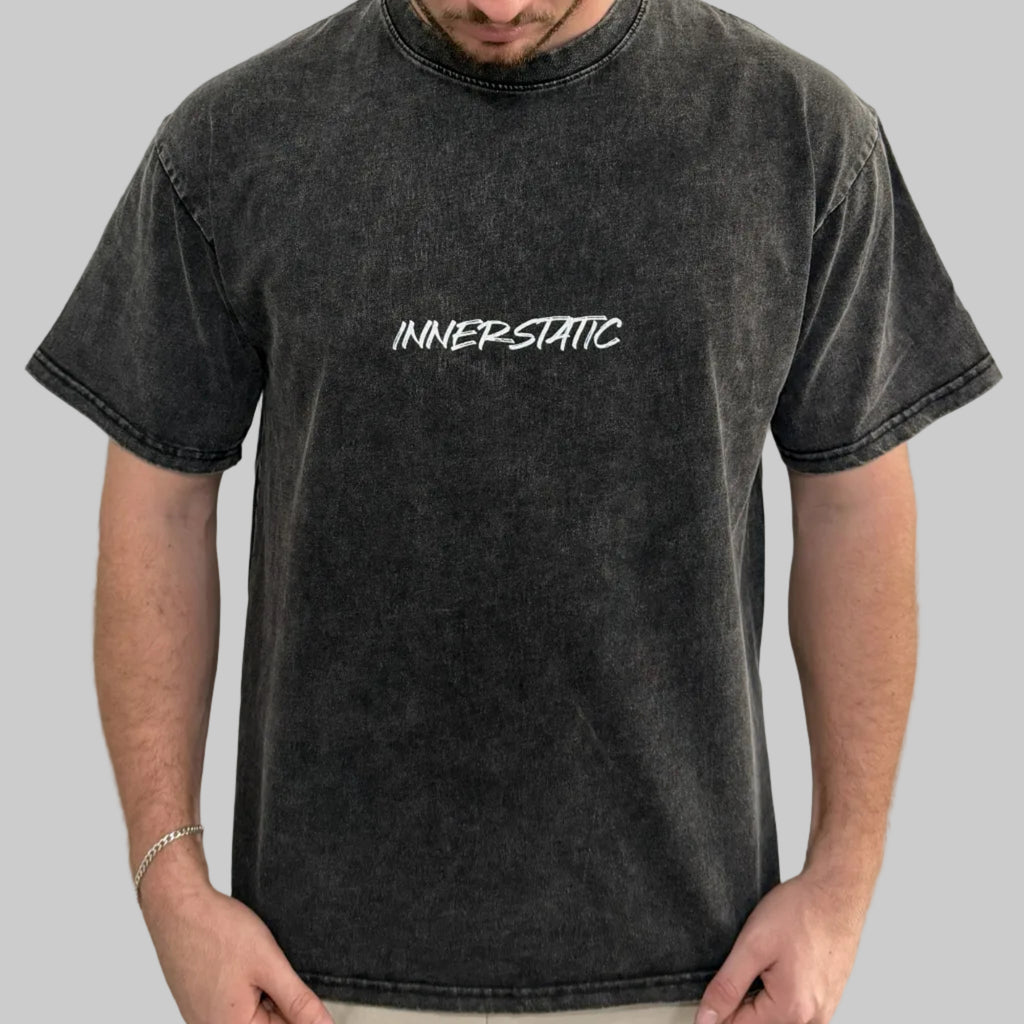 Innerstatic Tee - Washed Black